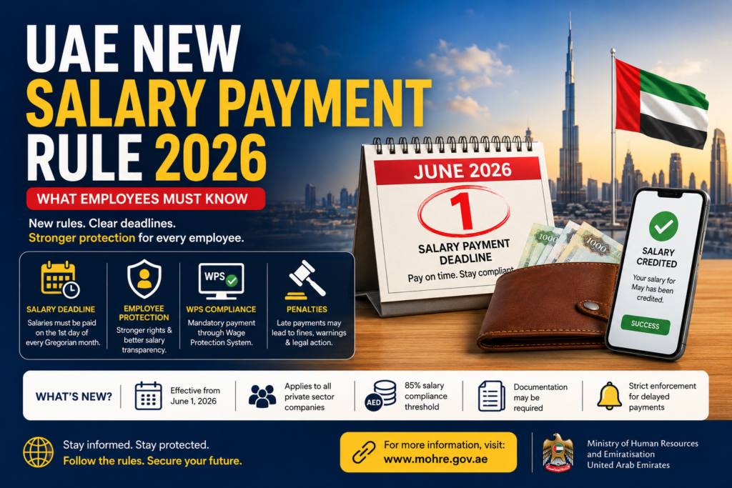 UAE New Salary Payment