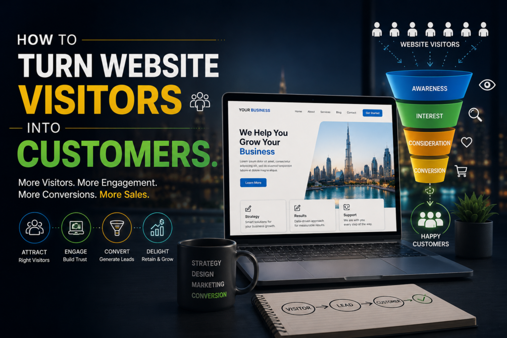 turn website visitors